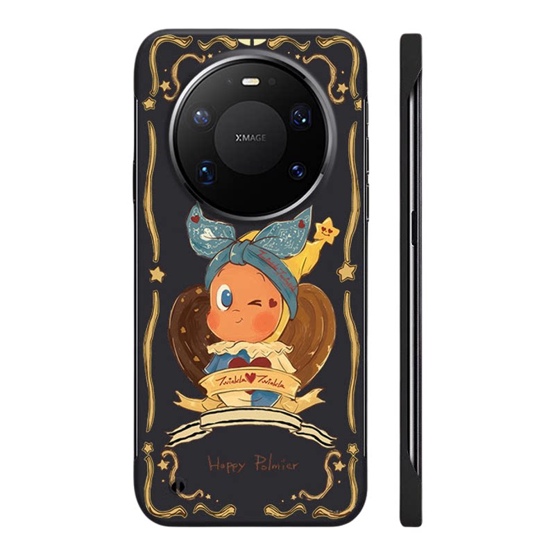 适用于华为MATE80PRO手机壳可爱卡通星星公仔70PRO+超薄MATE60无边框50RS不顶膜Pura80新款70半包60p防摔硬壳