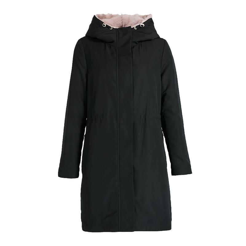 乔万尼商场同款尼克服水貂毛内胆派克服冬季保暖大衣高级感女
