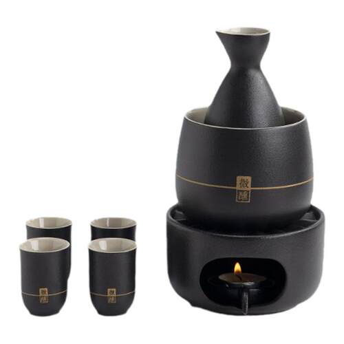 南山先生微醺温酒器套装酒杯烫酒壶家用温酒壶酒具加热黄酒煮酒器