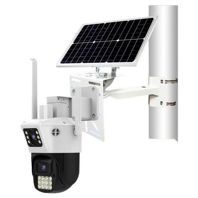 太阳能板监控球机支架电线杆子固定摄像头抱箍安装壁装角装室外用