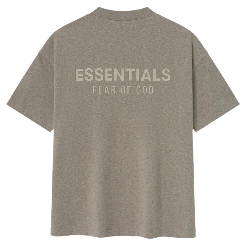 Fear of God Essentials 25 Drop 1 LOGO字母拉丝烫标印花短袖T恤