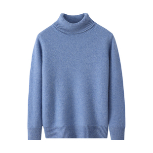 儿童100%纯山羊绒衫高领男女童加厚针织毛线衣内搭秋冬中大童毛衣