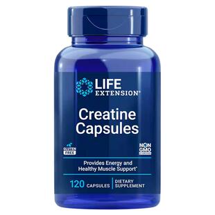 美国life extension肌酸补充剂胶囊款Creatine Capsules