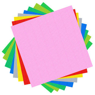 新款小颗粒积木底板背景墙垫板通用幼儿园拼装玩具地板底盘上墙