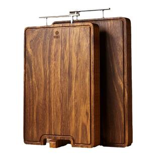 原森太黑金檀木实木菜板抗菌防霉家用食品级案板厨房专用切菜砧板