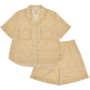 Ullala韩国进口乌拉拉田园碎花翻领短袖家居服26166