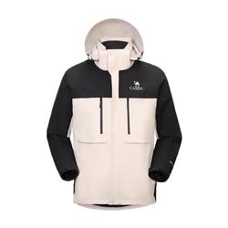 骆驼男装登山服三合一冲锋衣夹克