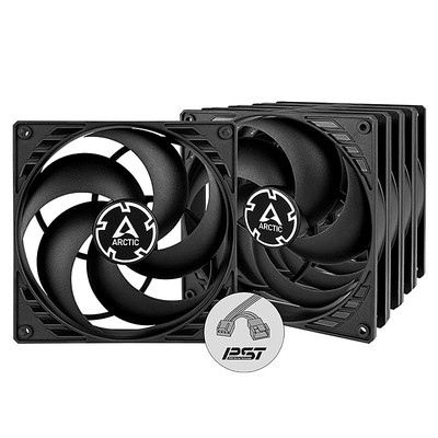 ARCTIC机箱散热风扇5个装温控PWM