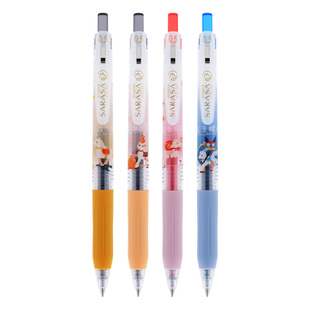 【单支JJ15限定合集】日本zebra斑马牌官方旗舰店JJ15限定款黑色中性笔SARASA按动圆珠笔顺滑刷题笔芯学生笔