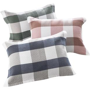 高档纯棉枕巾100全棉2025新款一对情侣枕头毛巾纱布垫巾四季通用