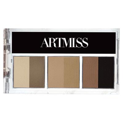 唯魅秀artmiss六色眉影粉女眉粉