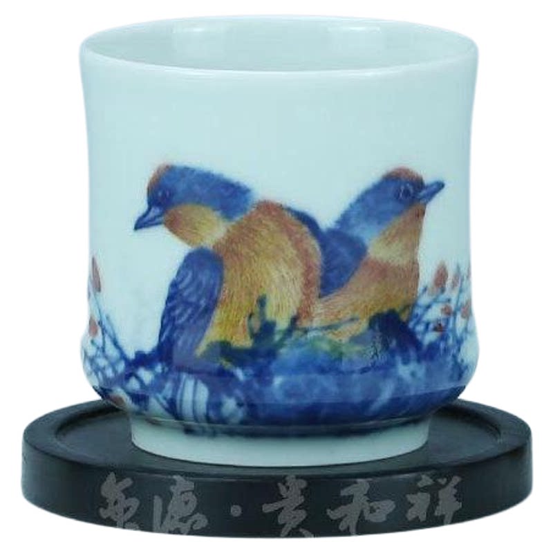 京德珍藏青花主人杯景德镇手工杯