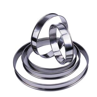 披萨烤盘专用7 8 9 10寸不锈钢上料环比萨撒料环放料圈披萨饼环