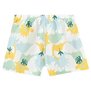 儿童内裤纯棉阿罗裤宽松居家男童女童100%棉四角内裤卡通柔软亲肤