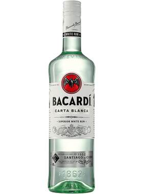 百加得白朗姆酒顺滑1L