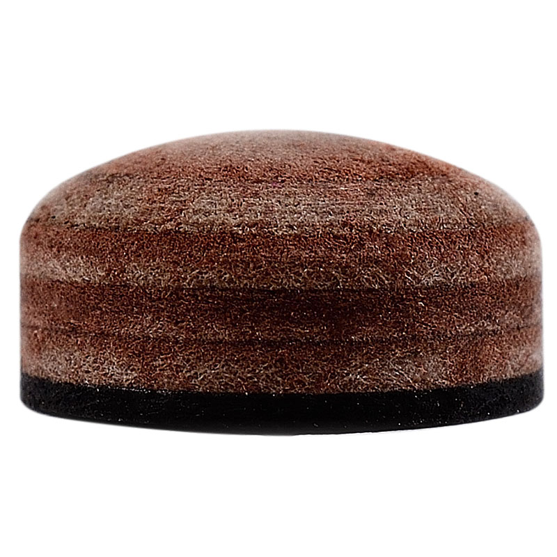 GOKO戈奴台球杆皮头斯诺克黑8九球杆杆头英式桌球枪头3035