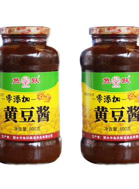 黄豆大酱鱼跃老式零添加天然酿造