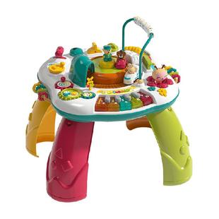 谷雨多功能游戏桌婴儿6-12个月宝宝音乐启蒙益智早教学习桌0-1岁