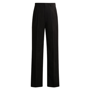 CULTUM免烫轻薄透气好莱坞裤西裤男士高腰宽松阔腿裤休闲复古裤子