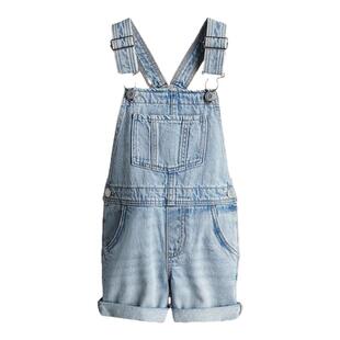 HM春季童装儿童女童牛仔背带短裤1213791