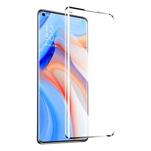 适用opporeno4pro钢化膜5G版防指纹玻璃reno4手机膜PDNM00高清reno4se曲面抗蓝光oppoReno4Pro全屏覆盖PDNT00