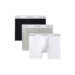 【自营】Calvin Klein/ck 男士棉质平角内裤三件套 LV00NB4394