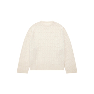 COMMXN·漫步针织衫休闲百搭宽松慵懒圆领毛衣2025秋季新款女装