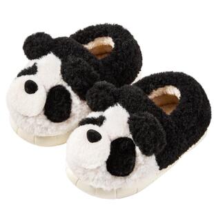 巴拉巴拉童鞋儿童秋冬棉拖鞋男童女童家居鞋可爱动物造型包跟棉拖