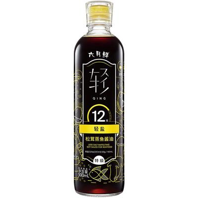 六月鲜轻盐松茸蒸鱼酱油500ml