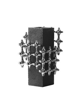 轻奢酒具花艺托盘组合装饰花摆件