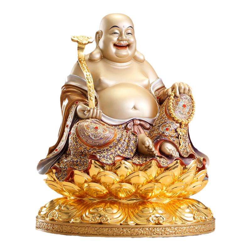 秦歌大肚弥勒佛佛像家用桌面摆件