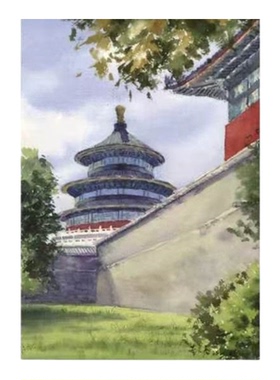 京味拾光画遍北京系列故宫天坛胡同街景艺术小品画