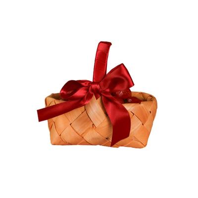 乔迁中式竹编摆件小提篮