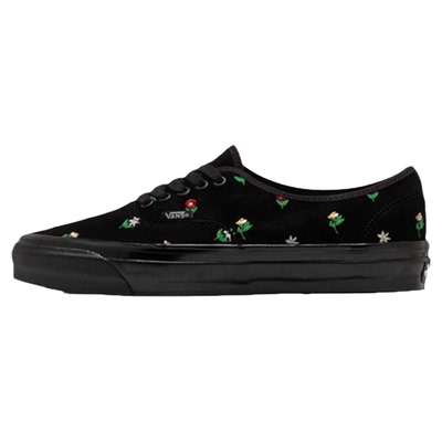 Vans OTW  Authentic 44 低帮男女小碎花四叶草板鞋VN00117RBLK