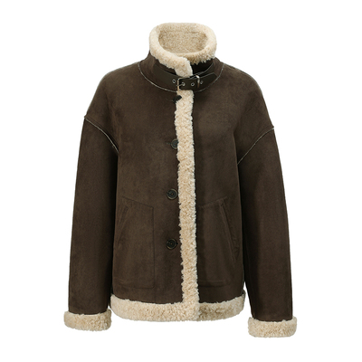 NONRESTRAIN复古宽松夹克棉服女