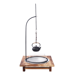 围炉煮茶农村木炭烤火盆架子炭火炉火盆室内家用炭火盆烤火炉