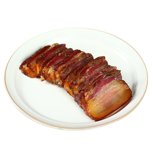 正宗湖南安化玉儿农家散养1年以上熟食猪柴火烟熏五个月纸包腊肉