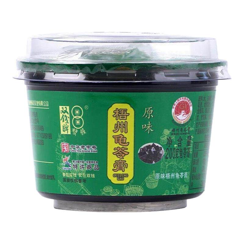 正宗梧州双钱牌碗装龟苓膏