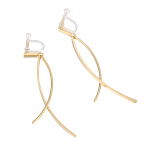 适合圆形脸气质长款耳环925纯银耳针超仙冷淡风耳钉无耳洞耳夹女