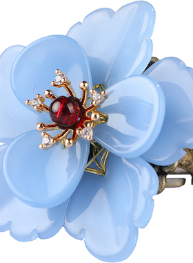 女琉璃珠国潮复古风原创手作戒指