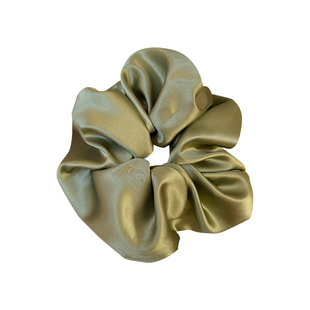 秋冬纯色缎面大肠发圈女高级感头绳2025新款高端丸子头发绳头饰品