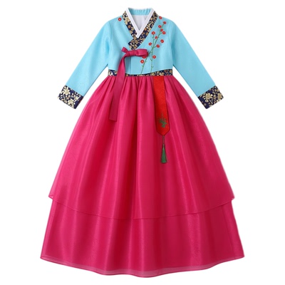 传统韩服朝鲜民族服装女表演服