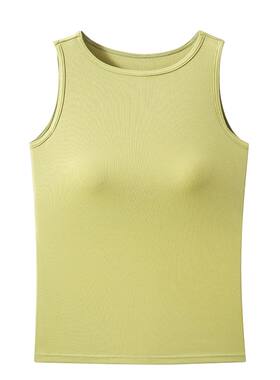 带胸垫宽肩带遮副乳背心