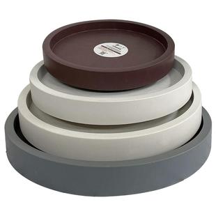 卉馨花盆托盘塑料花架花盘垫加厚室内盆栽圆形特大大号小底盘底座