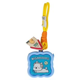 西西的一天硅胶收纳包便携零钱包可爱硬币包迷你小包女孩手拎包