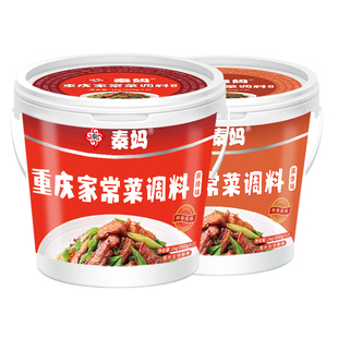 秦妈家常菜小炒酱桶装麻辣香锅调料包商用回锅肉小炒肉酱料包不辣