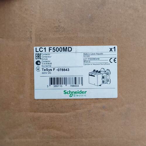 议价施耐德接触器LC1F500MD电压220V/DC 直流220
