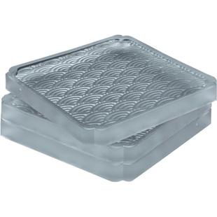 容山堂 玻璃茶杯垫 透明茶杯托隔热垫功夫茶具小茶碟茶道配件