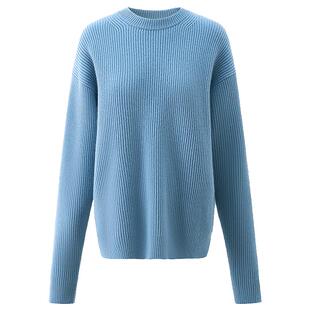 【季末折扣】欧时力 100%绵羊毛套头毛衣宽松休闲松弛感秋冬新品