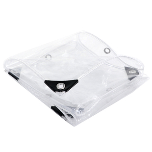 透明防雨布加厚户外阳台挡雨板防雨防水布pvc雨布塑料篷布遮挡板